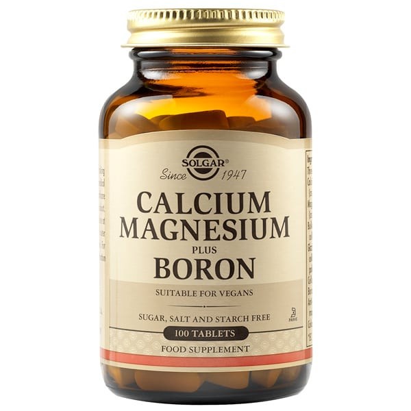 Solgar Calcium Magnesium Plus Boron Συμπλήρωμα διατροφής 100 Tablets
